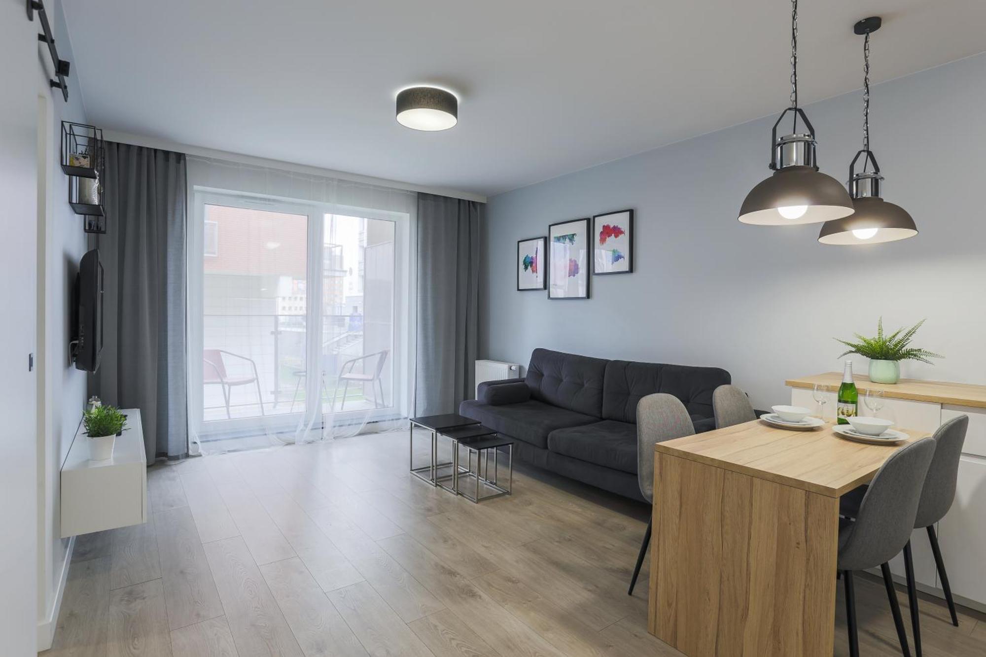Apartament Gdańsk blisko Starego Miasta z widokiem na Marine Zewnętrze zdjęcie
